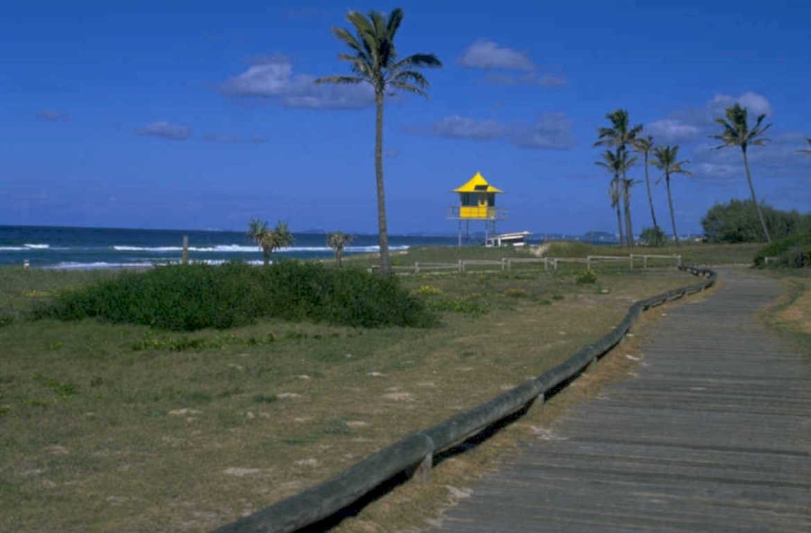 beach lifeguard tower 1980s 1990s A4 Photo Print