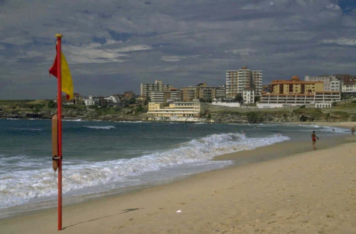 beach lifeguard waves 1980s 1990s A4 Photo Print