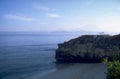 beach mountains sky 1980s 1990s A4 Photo Print