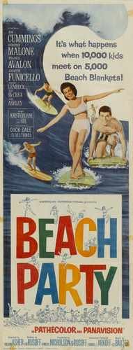 beach party 02 film star poster A4 Photo Print