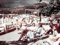 beach people chairs1980s 1990s A4 Photo Print
