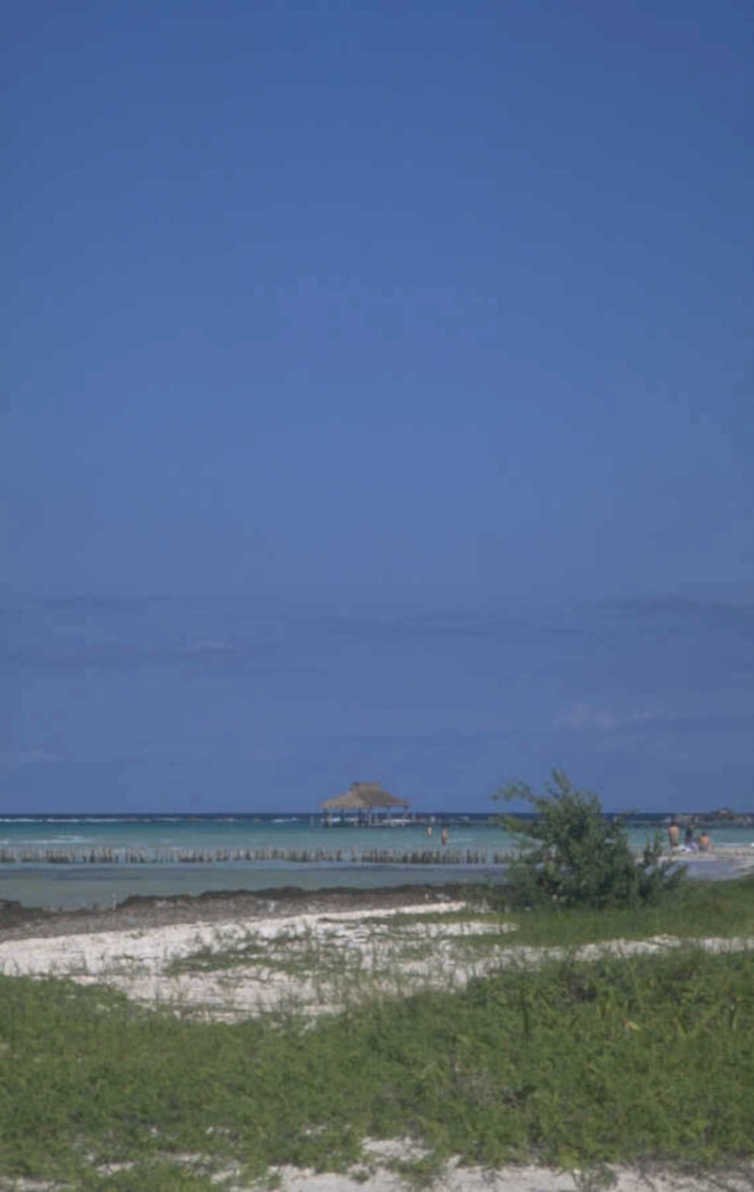 beach pier island 1980s 1990s A4 Photo Print