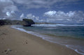 beach rocks wave 1980s 1990s A4 Photo Print