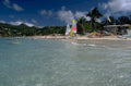 beach sailing caribbean 1980s 1990s A4 Photo Print