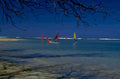 beach sailing mauritius 1980s 1990s A4 Photo Print