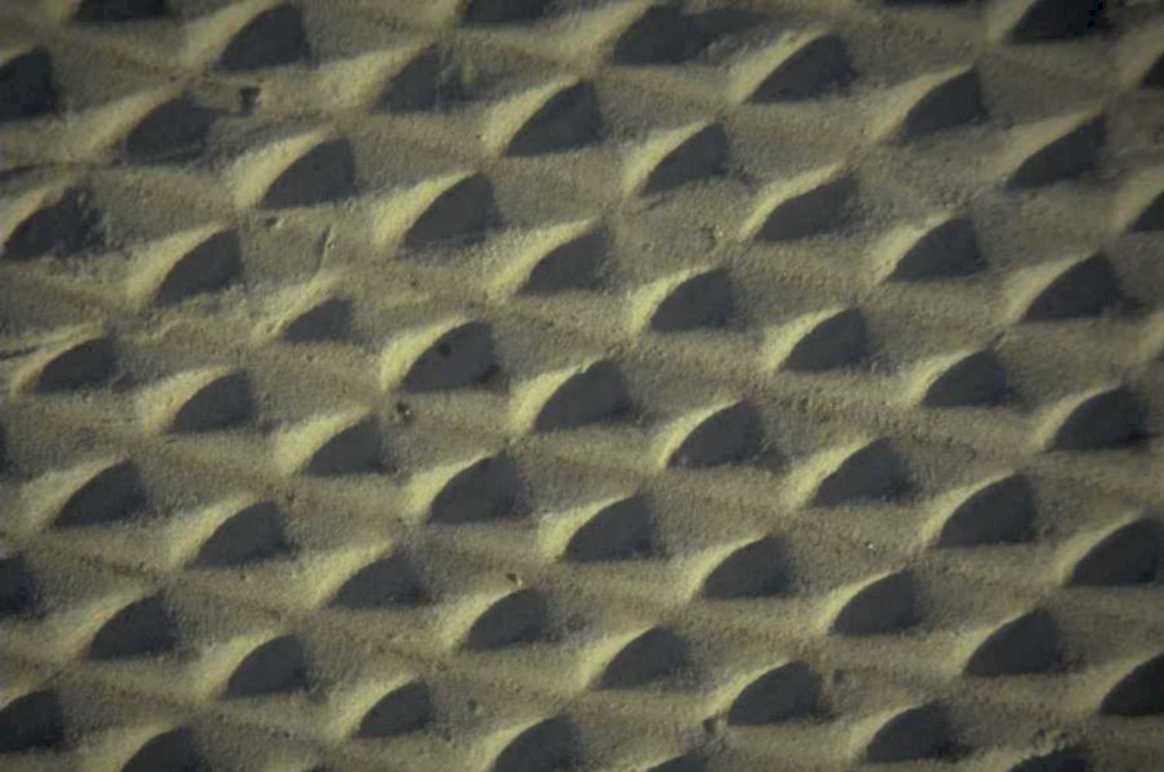 beach sandripples hexagonal 1980s 1990s A4 Photo Print