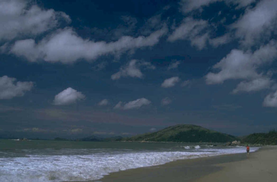 beach sky island 1980s 1990s A4 Photo Print