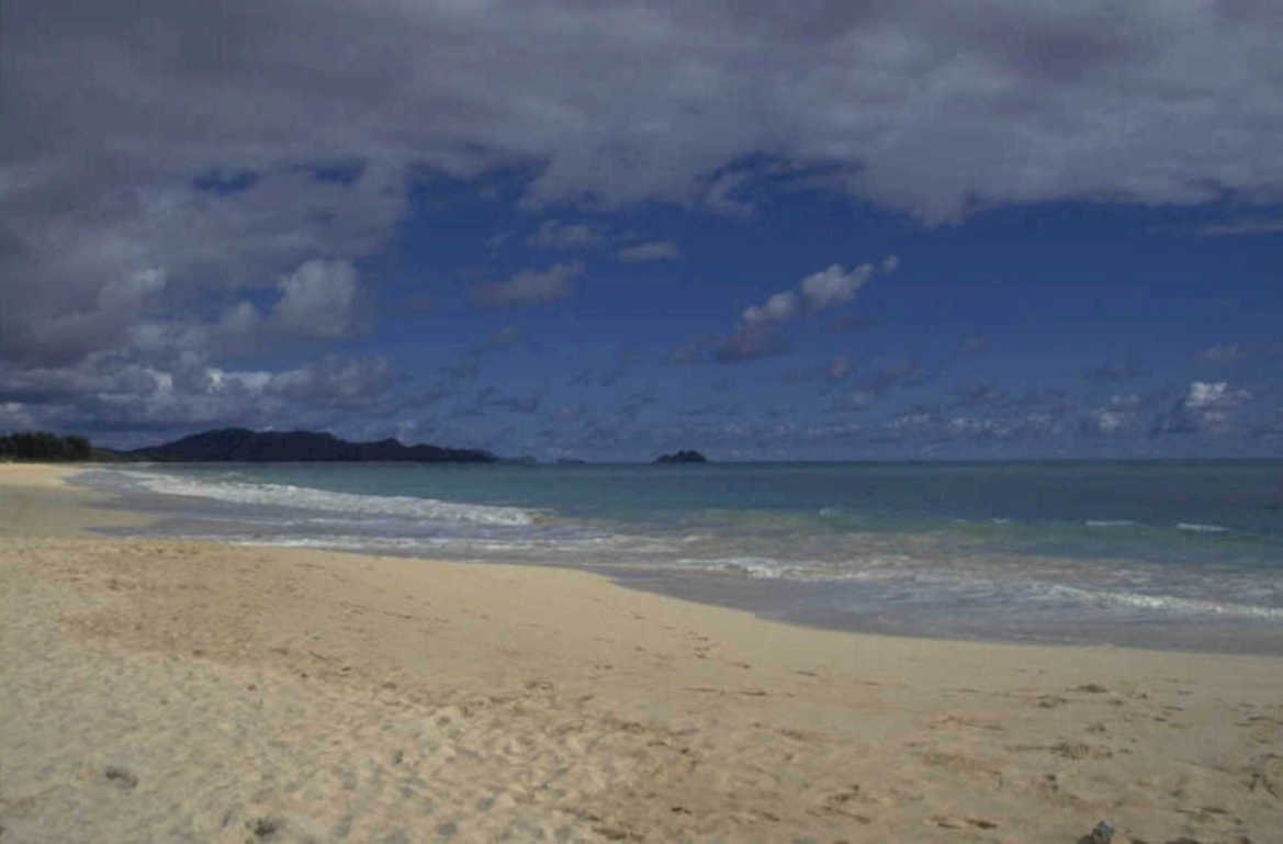 beach sky maui 1980s 1990s A4 Photo Print