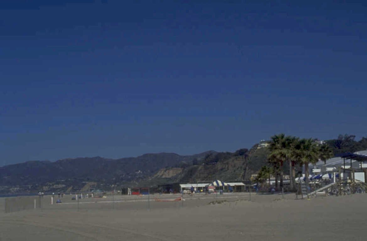 beach sky mountains 1980s 1990s A4 Photo Print