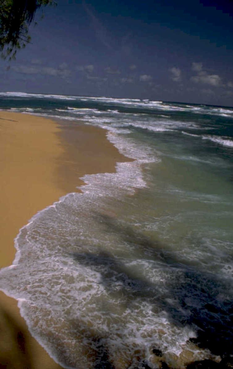 beach turquoise sky 1980s 1990s A4 Photo Print
