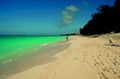 beach turquoise sky1980s 1990s A4 Photo Print