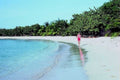 beach woman sunset1980s 1990s A4 Photo Print