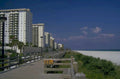 beachfront boardwalk panama 1980s 1990s A4 Photo Print