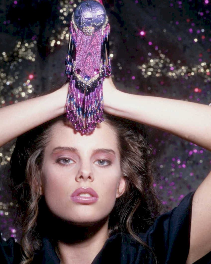 beaded shoe glamrock1980s 1990s A4 Photo Print