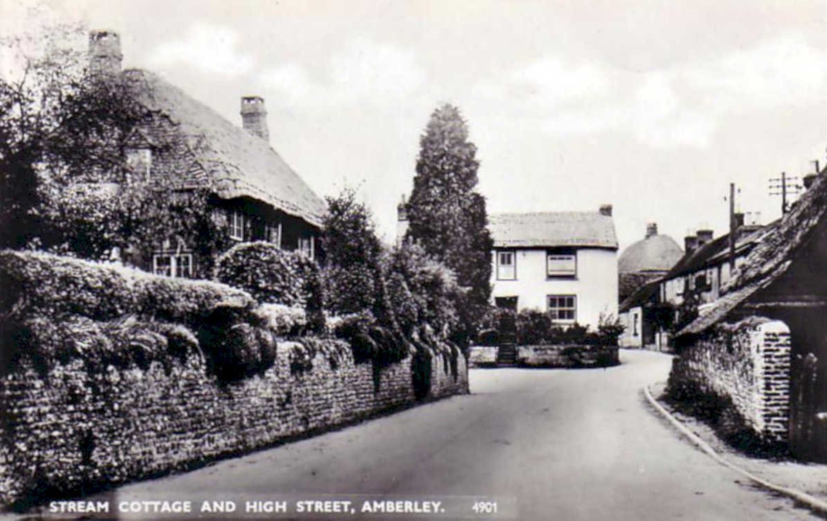 beam cottage amberleyVintage 1880s 1900s A4 Photo Print