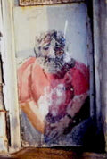 bearded man door1980s 1990s A4 Photo Print