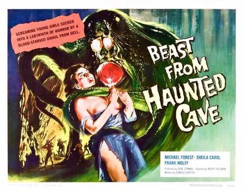 beast from haunted cave 02 film star poster A4 Photo Print