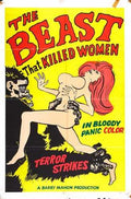 beast that killed women 01 film star poster A4 Photo Print