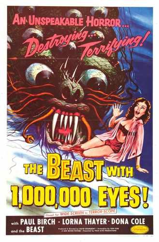 beast with 1000000 eyes 01 film star poster A4 Photo Print