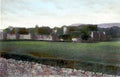 beaumaris castle wallsVintage 1880s 1900s A4 Photo Print