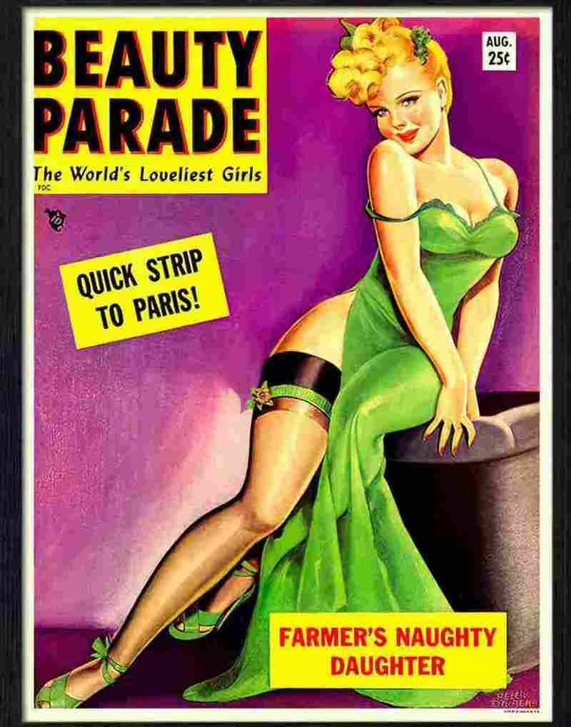 beauty parade glamour magazine cover Advert A4 Photo Print
