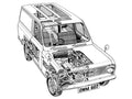 bedford ha van 1963 cutaway A4 Photo Print