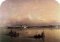beechey royal mail entering kingstown harbour Art A4 Photo Print