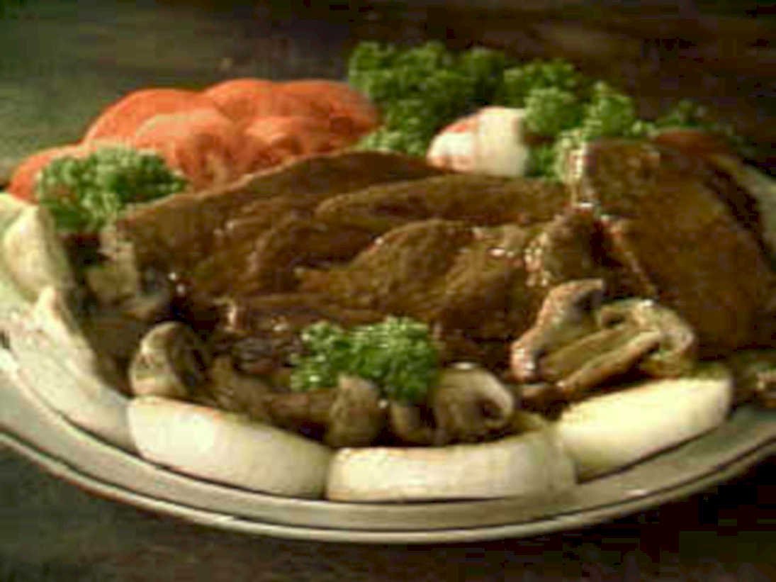 beef bourguignon plate1980s 1990s A4 Photo Print