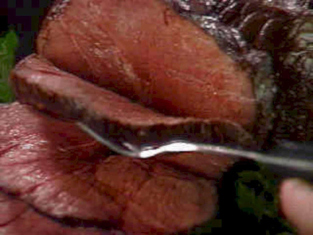 beef roast slice1980s 1990s A4 Photo Print