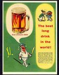 beer 1950s Advert A4 Photo Print