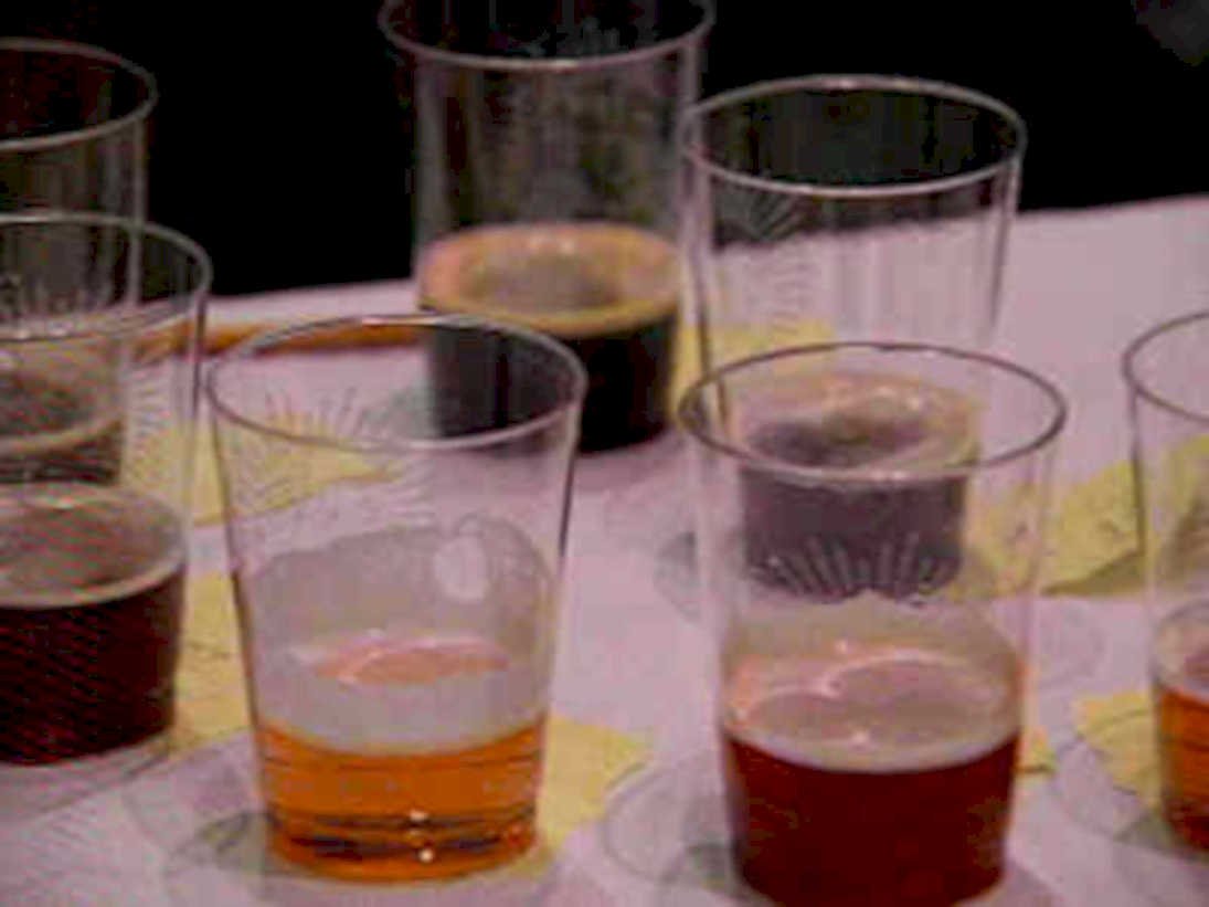 beer tasting glasses1980s 1990s A4 Photo Print