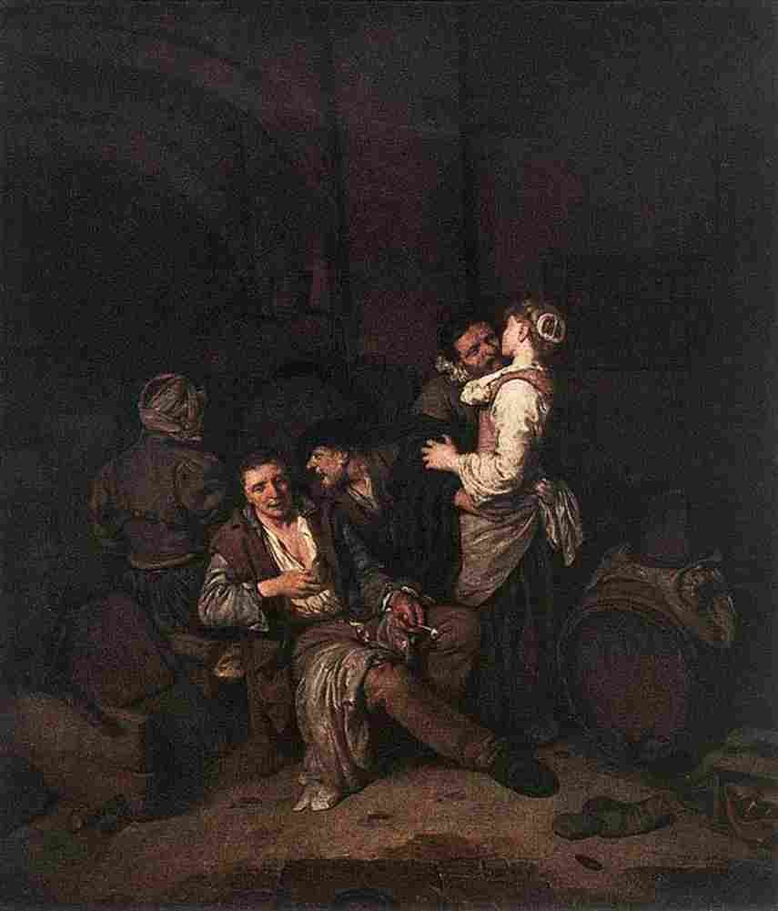 bega Tavern Scene Art A4 Photo Print