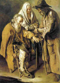 beggars 2 Art A4 Photo Print UK