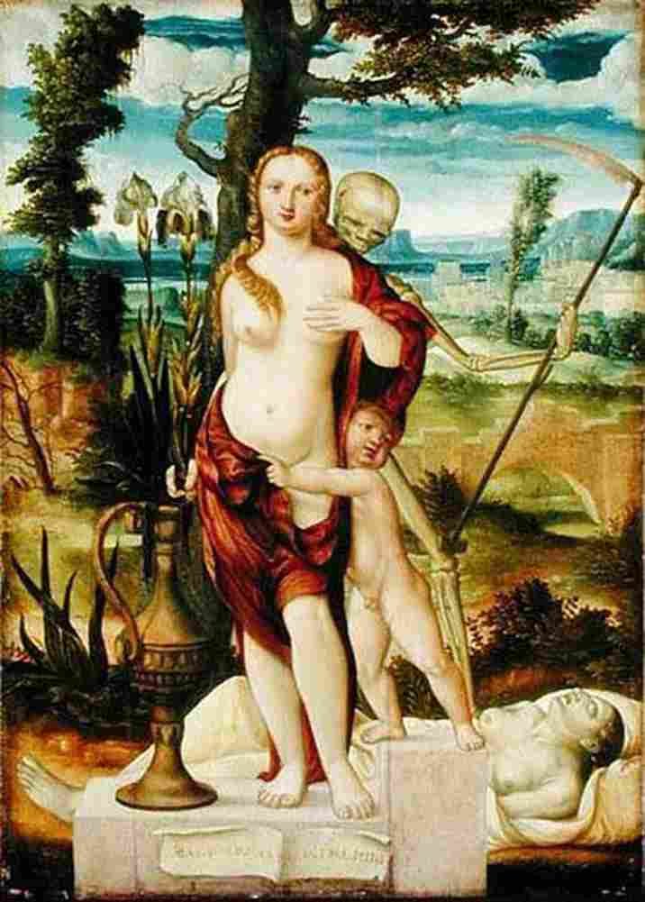 beham Vanitas Art A4 Photo Print