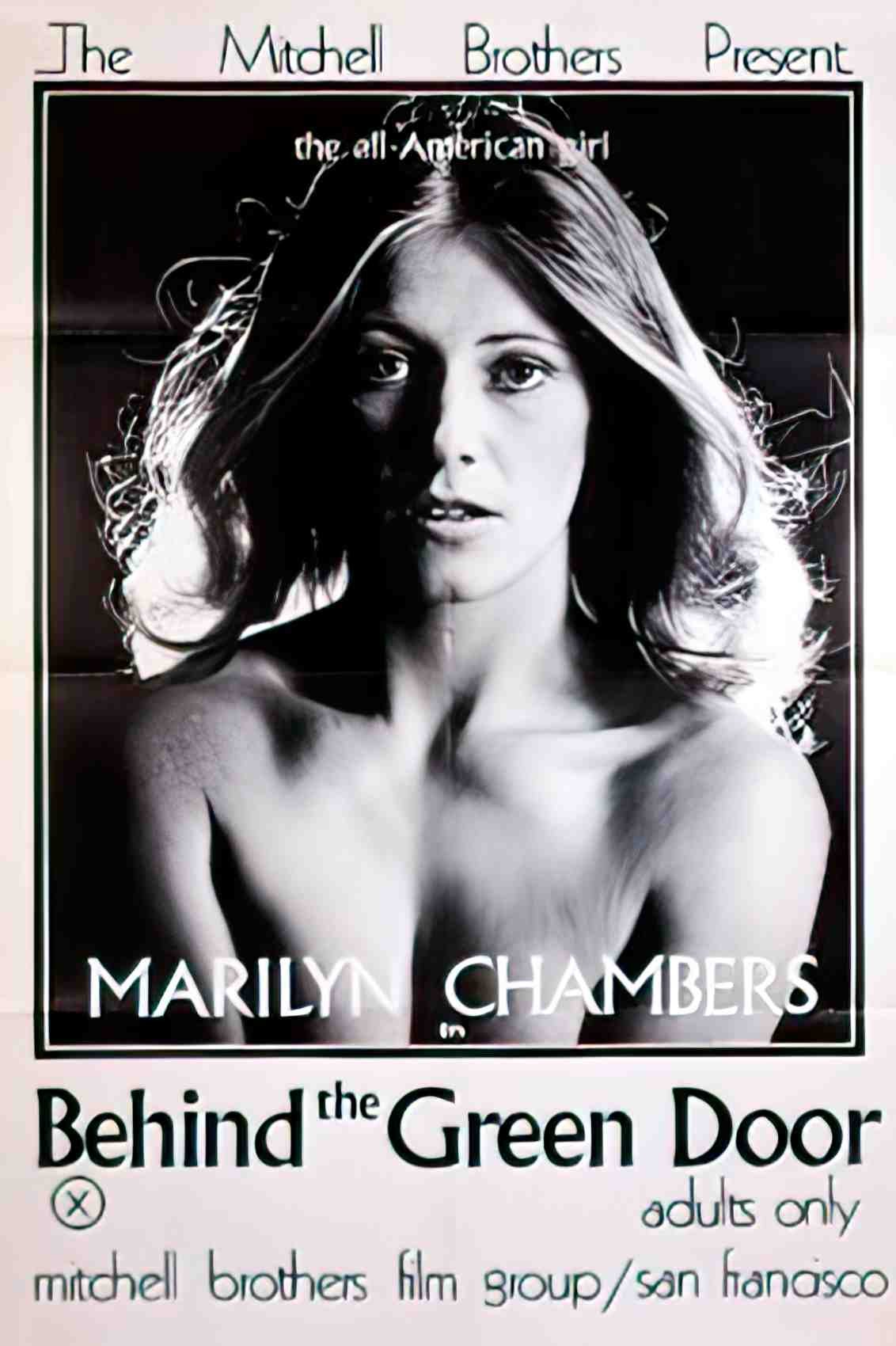 behind the green door us 1s Advert A4 Photo Print