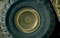 beige tire offroad Vintage A4 Photo Print