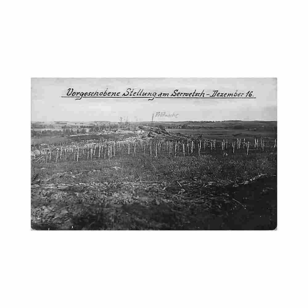 belarus advanced position on the shchara river serwetsch december 1916 world war one Vintage A4 Photo Print