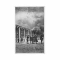belarus brest at the citadel set on fire by the russians world war one kahan co Vintage A4 Photo Print