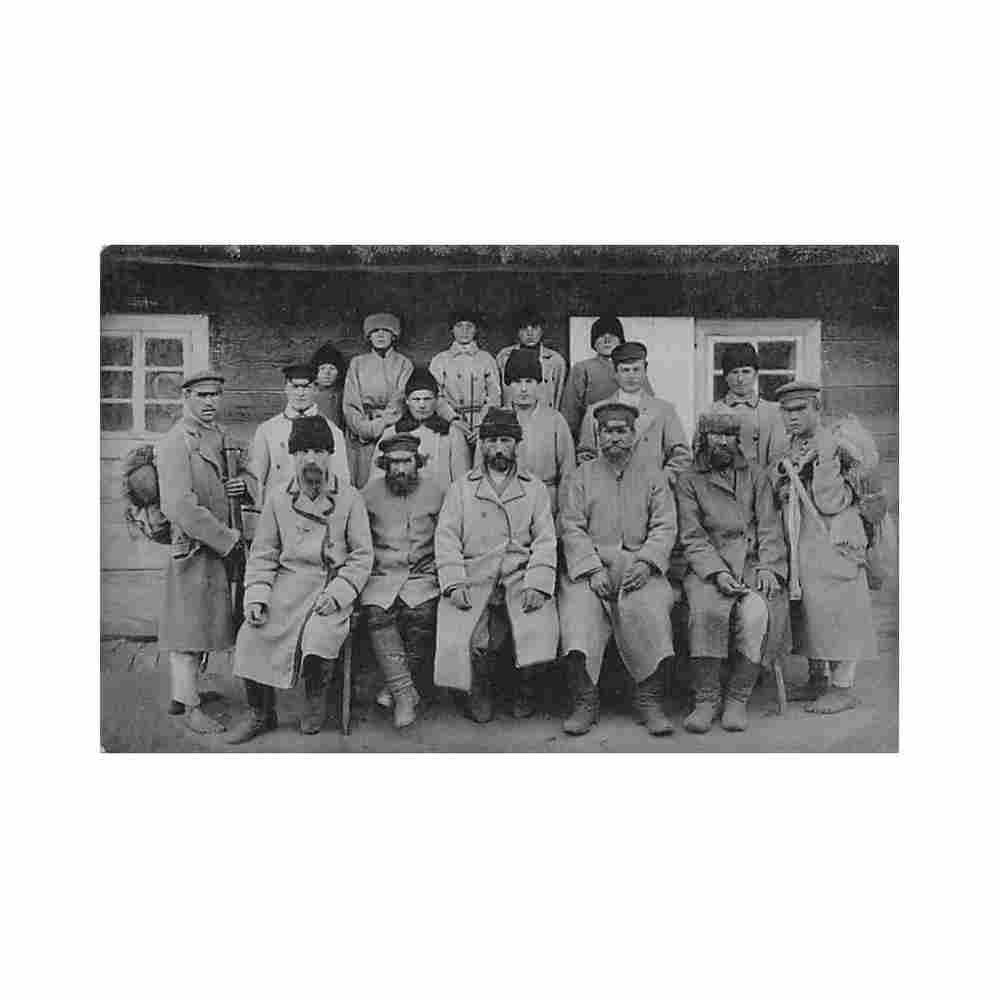 belarus brest group of peasants from the county of brest litovsk Vintage A4 Photo Print