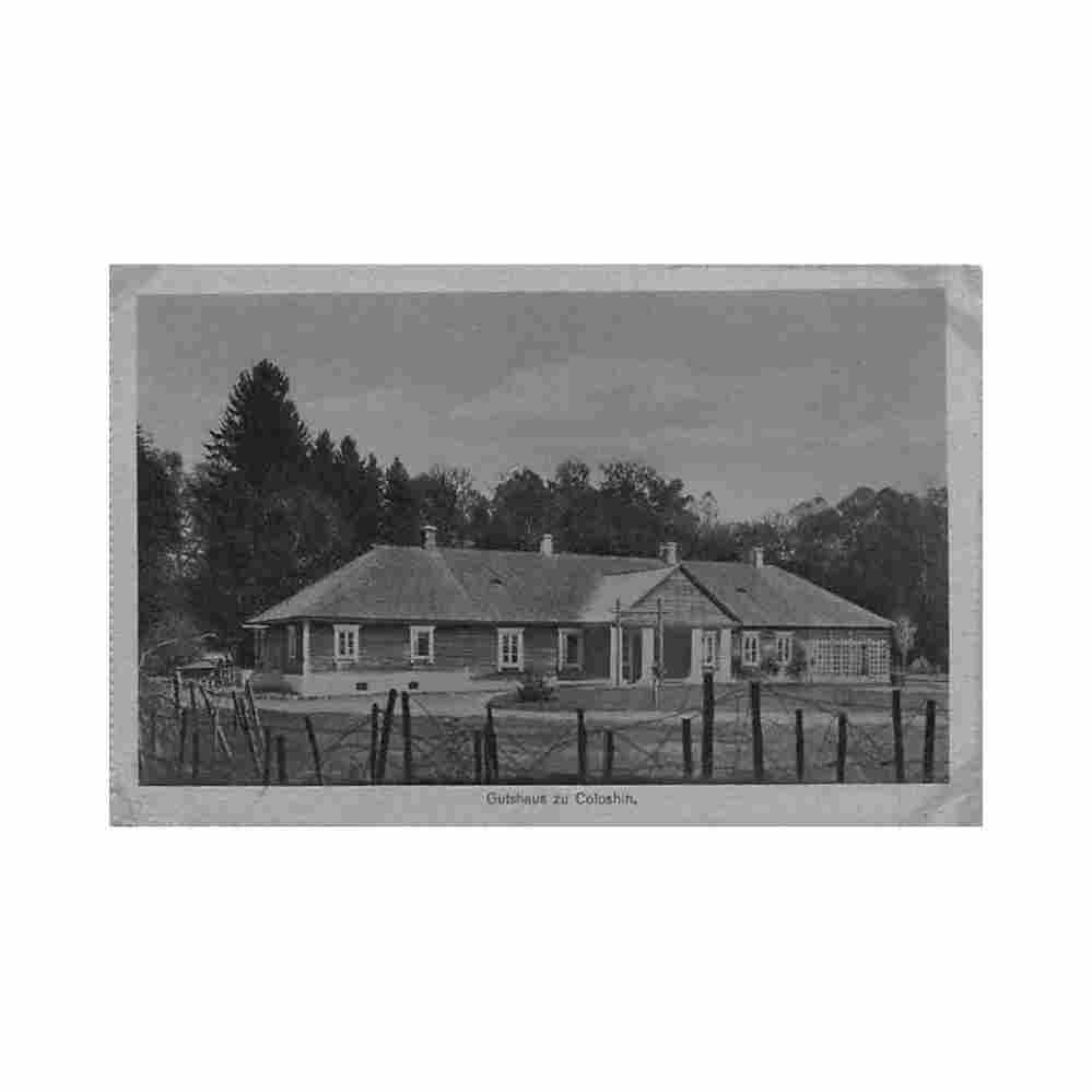 belarus coloshin manor during world war one Vintage A4 Photo Print