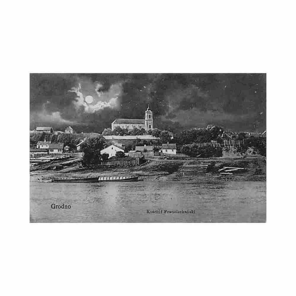 belarus grodno franciscan church s lewandowicz Vintage A4 Photo Print