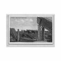 belarus grodno the destroyed railway bridge world war one s g Vintage A4 Photo Print