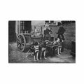 belgie antwerpen ant vlaamsche melkboerin met hindenspan Vintage A4 Photo Print