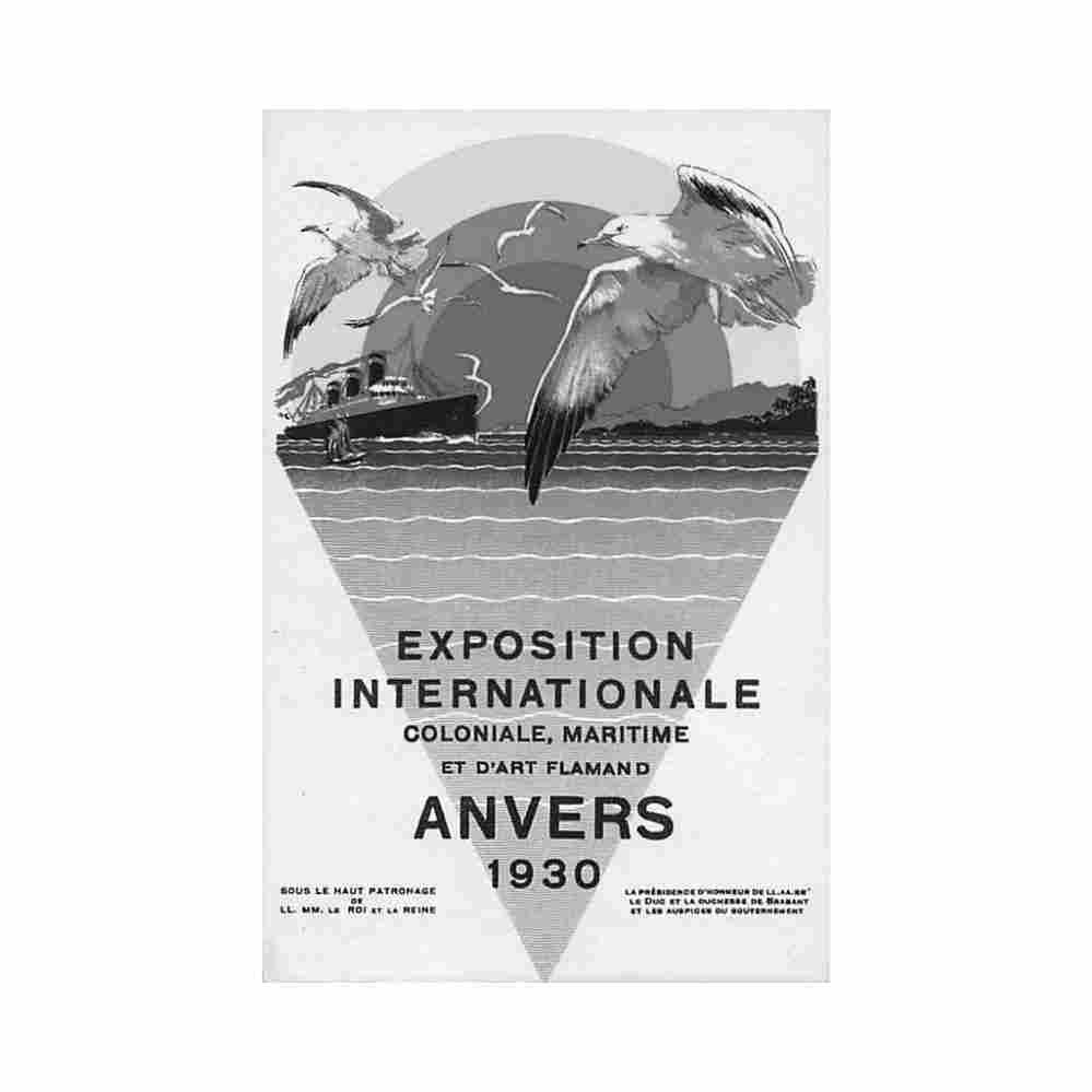 belgie antwerpen internationale tentoonstelling 1930 Vintage A4 Photo Print