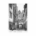 belgie antwerpen krabstraat Vintage A4 Photo Print