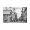 belgie blankenberge w vl kerstraat rue de l eglise Vintage A4 Photo Print