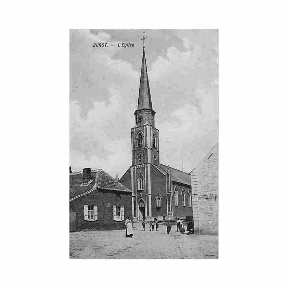 belgie burst o vl de kerk Vintage A4 Photo Print