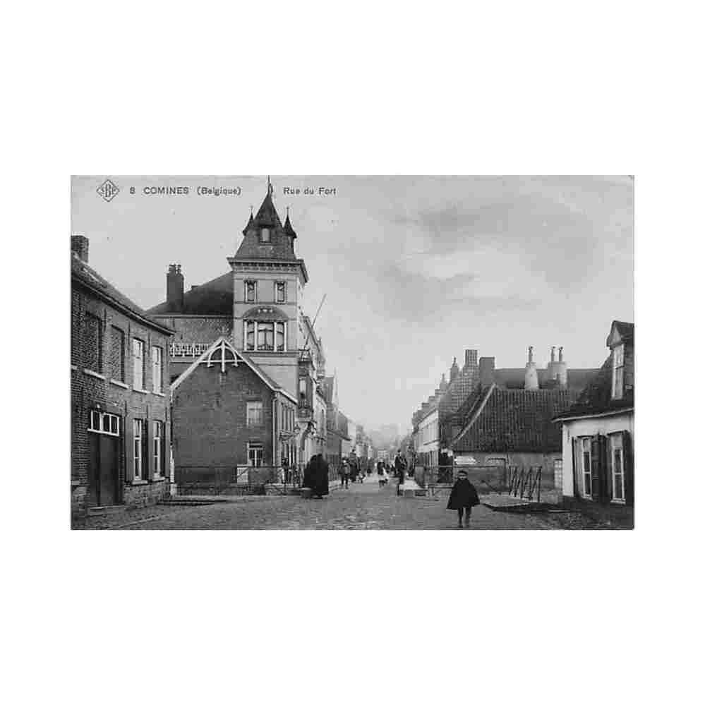 belgie comines komen hainaut rue du fort Vintage A4 Photo Print