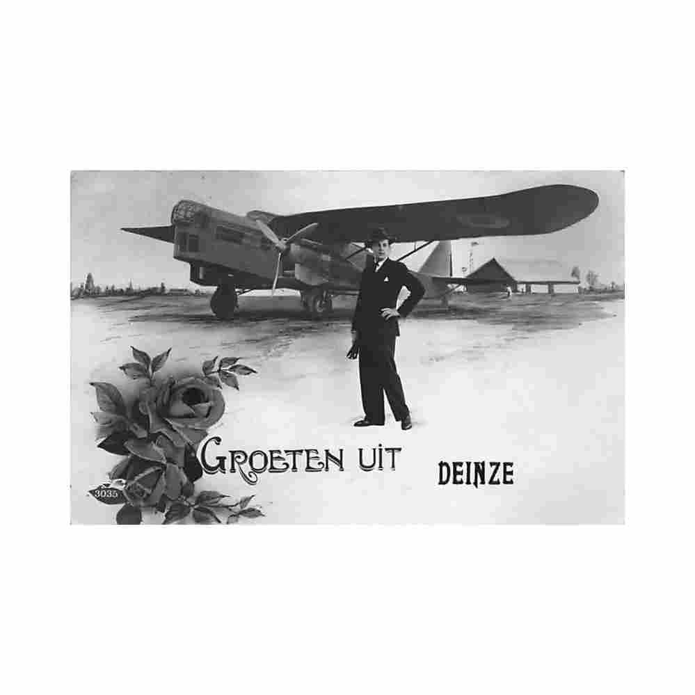 belgie deinze o vl groeten uit Vintage A4 Photo Print