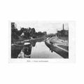 belgie halle vl br charleroi kanaal Vintage A4 Photo Print